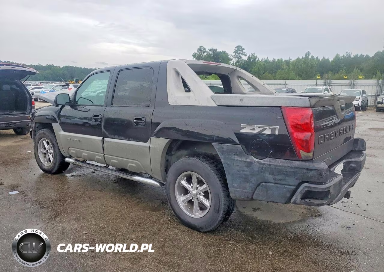 2002 Chevrolet Avalanche K1500 VIN:3GNEK13T42G202616 - 2