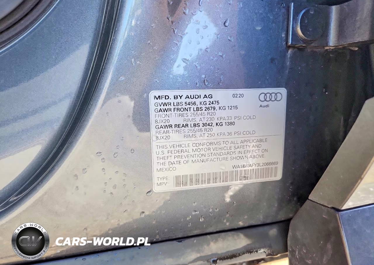 2020 Audi Q5 VIN:WA1BNAFY3L2066669 - 13