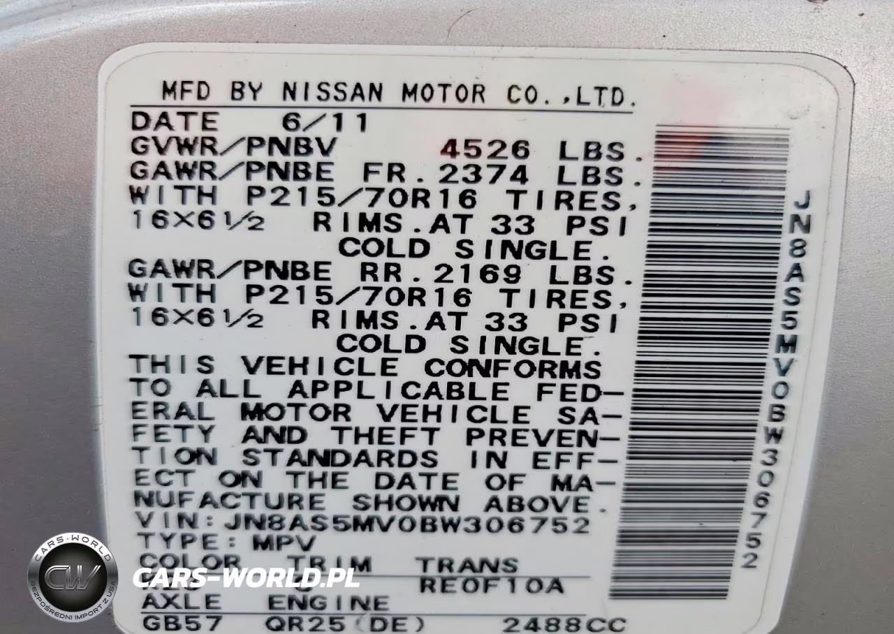 2011 Nissan Rogue S VIN:JN8AS5MV0BW306752 - 14