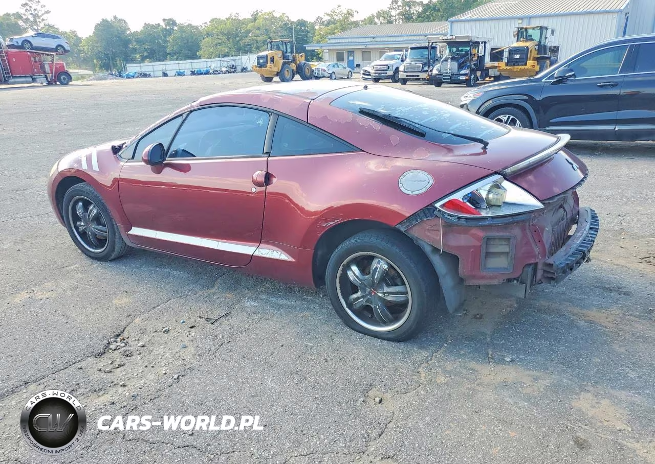 2007 Mitsubishi Eclipse Gs VIN:4A3AK24F37E024196 - 2