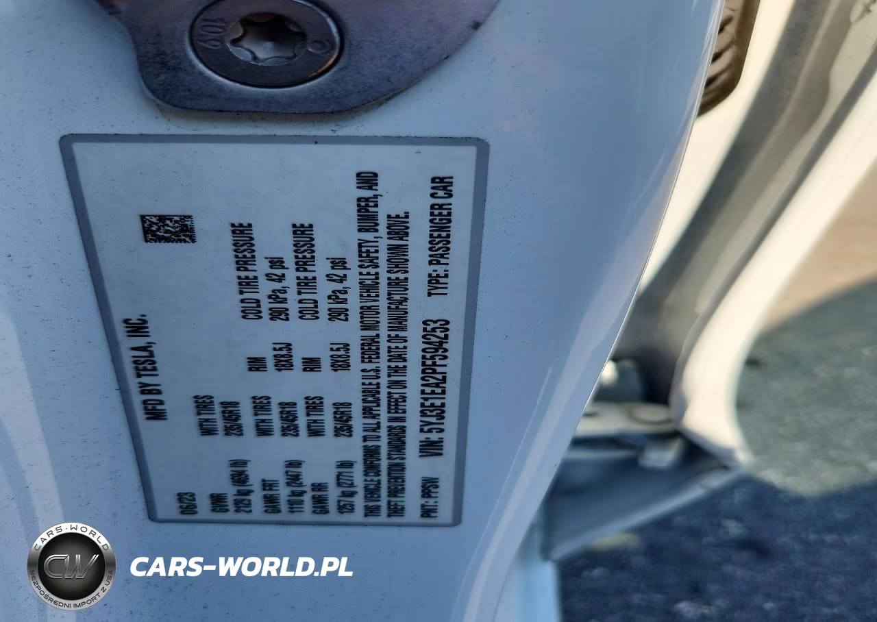 2023 Tesla Model 3 VIN:5YJ3E1EA2PF594253 - 12
