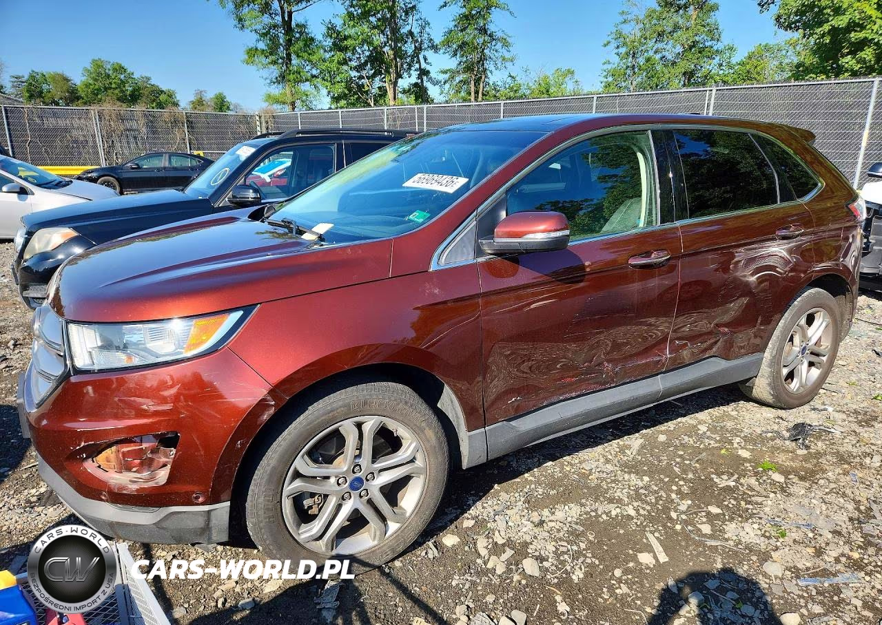 2015 Ford Edge Titanium VIN:2FMPK4K93FBC16374 - 1