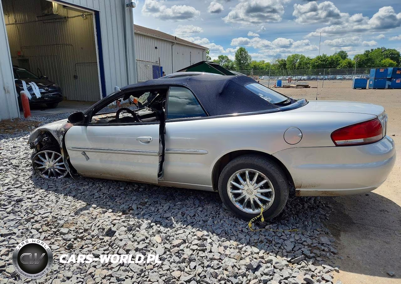 2002 Chrysler Sebring Limited VIN:1C3EL65R02N257340 - 2