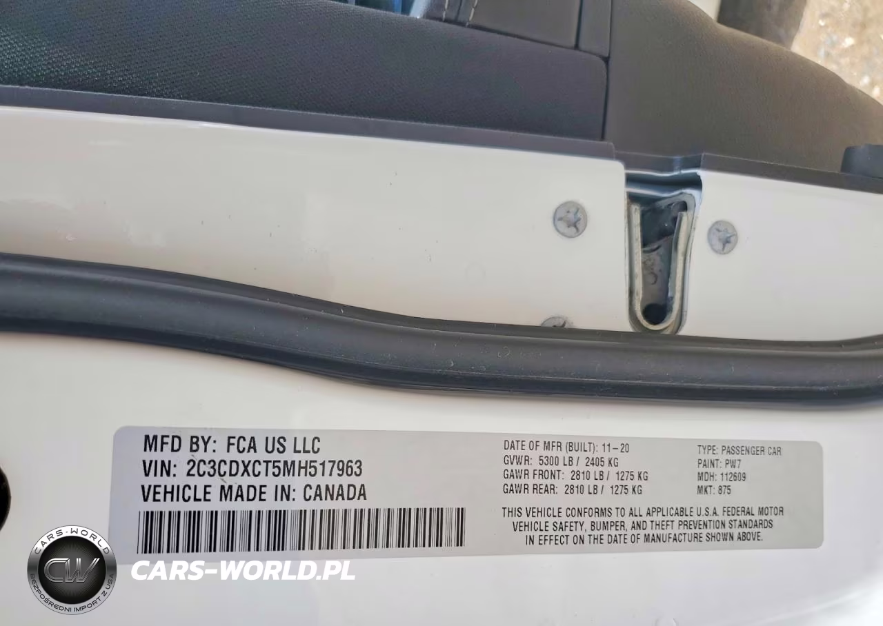 2021 Dodge Charger R VIN:2C3CDXCT5MH517963 - 12