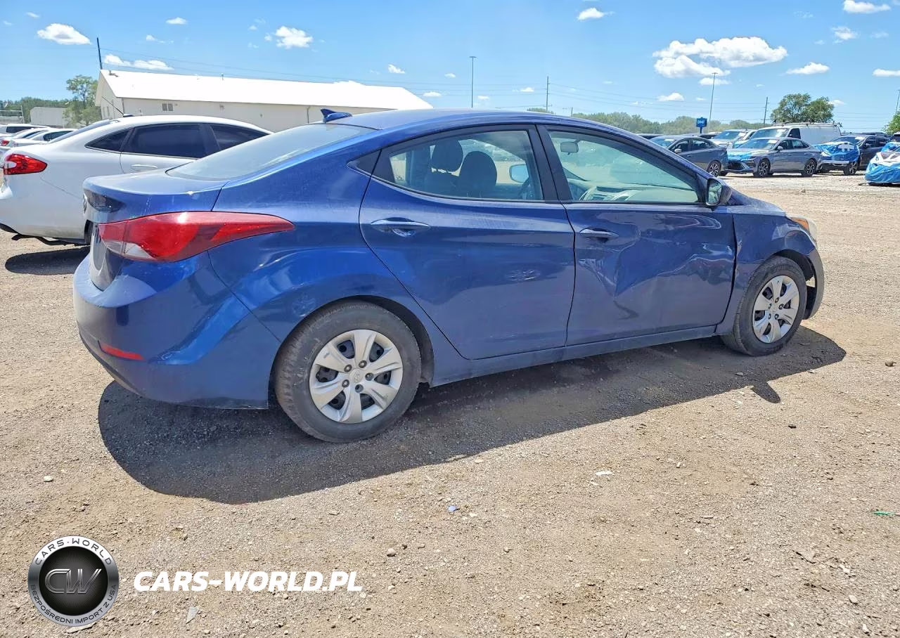 2016 Hyundai Elantra Se VIN:5NPDH4AE0GH787573 - 3