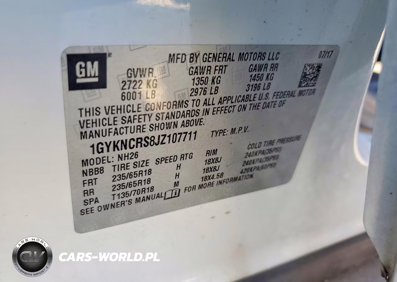 2018 Cadillac Xt5 Luxury VIN:1GYKNCRS8JZ107711 - 13
