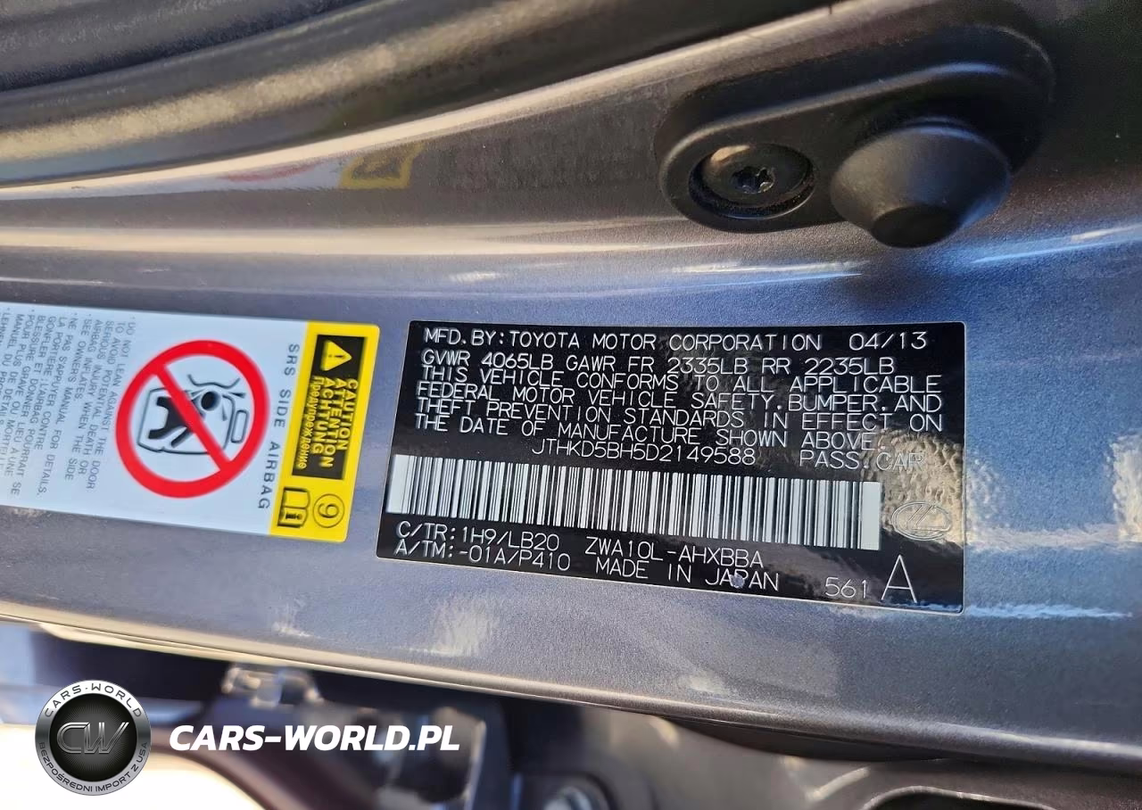 2013 Lexus Ct 200 VIN:JTHKD5BH5D2149588 - 12