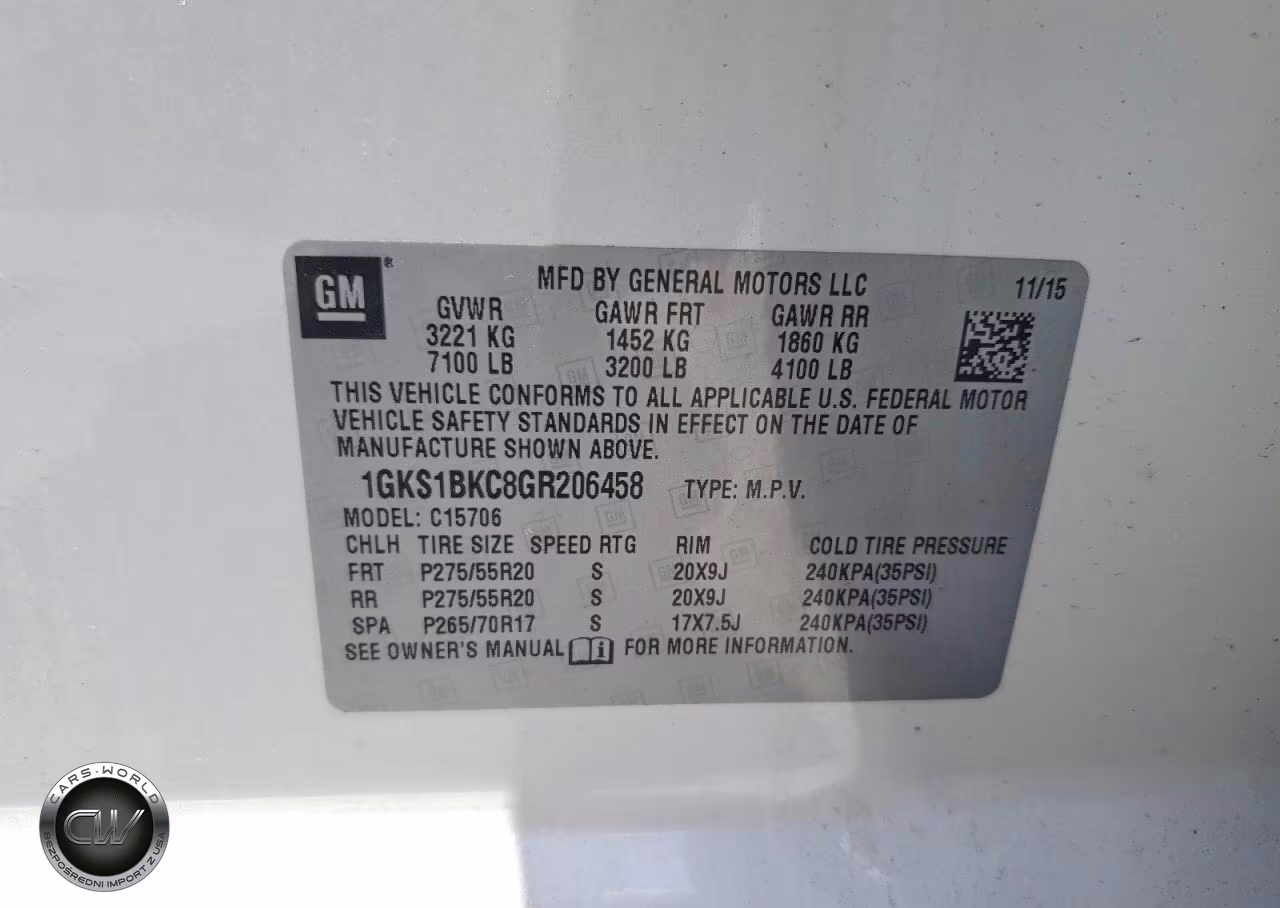 2016 GMC Yukon Slt VIN:1GKS1BKC8GR206458 - 13