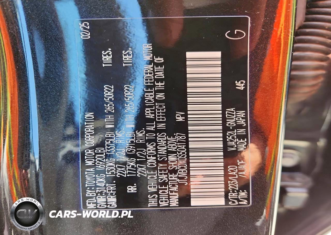 2025 Lexus Gx 550 Luxury+ VIN:JTJVBCDX0S5041787 - 14