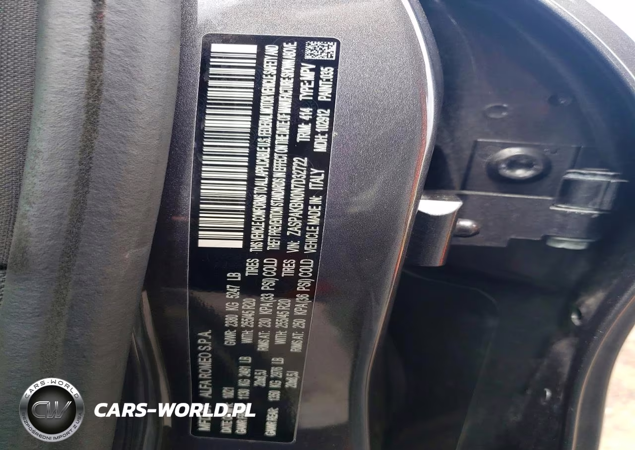 2022 Alfa Romeo Stelvio Ti VIN:ZASPAKBN0N7D32722 - 13