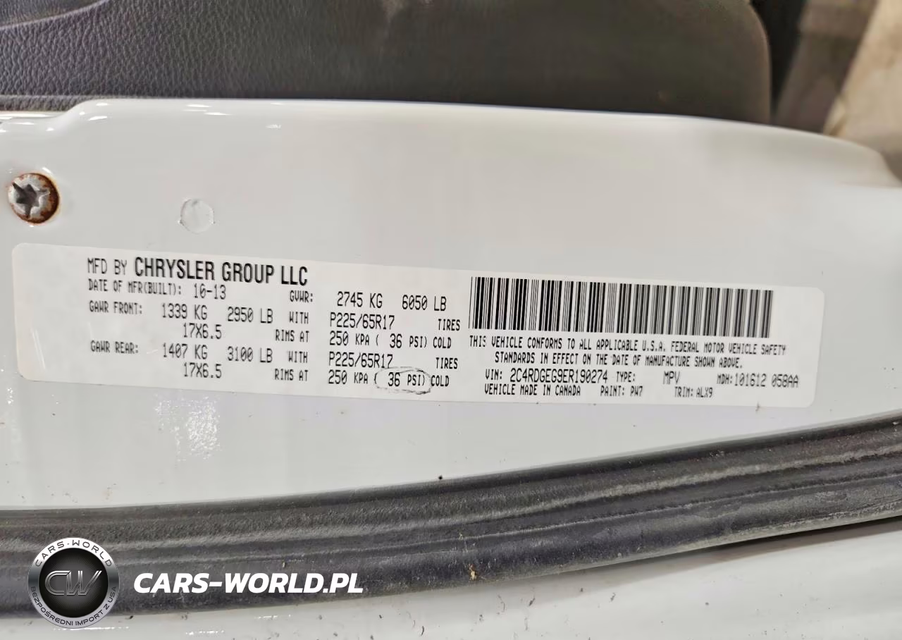 2014 Dodge Grand Caravan R VIN:2C4RDGEG9ER190274 - 13