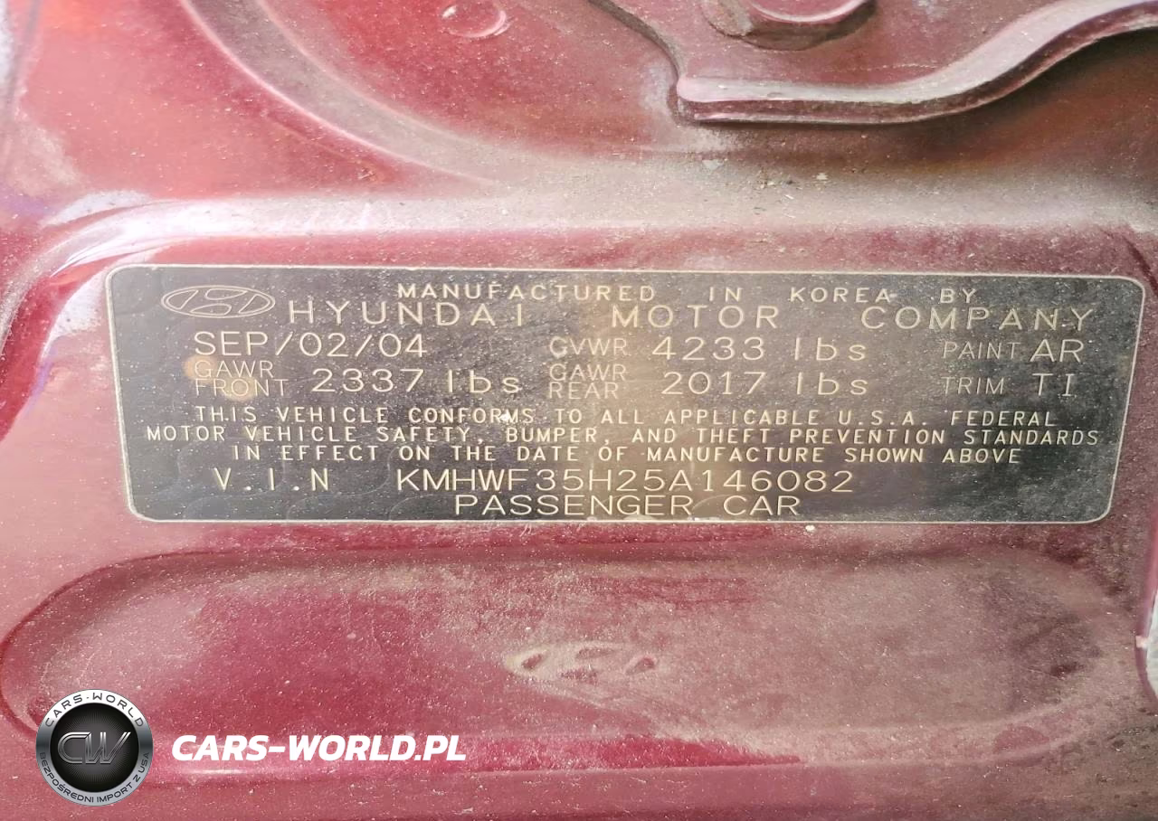 2005 Hyundai Sonata Gls VIN:KMHWF35H25A146082 - 12