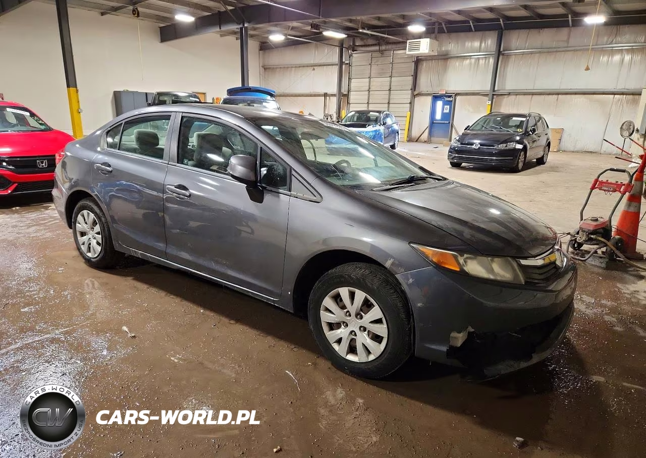 2012 Honda Civic Lx VIN:19XFB2F5XCE314799 - 4