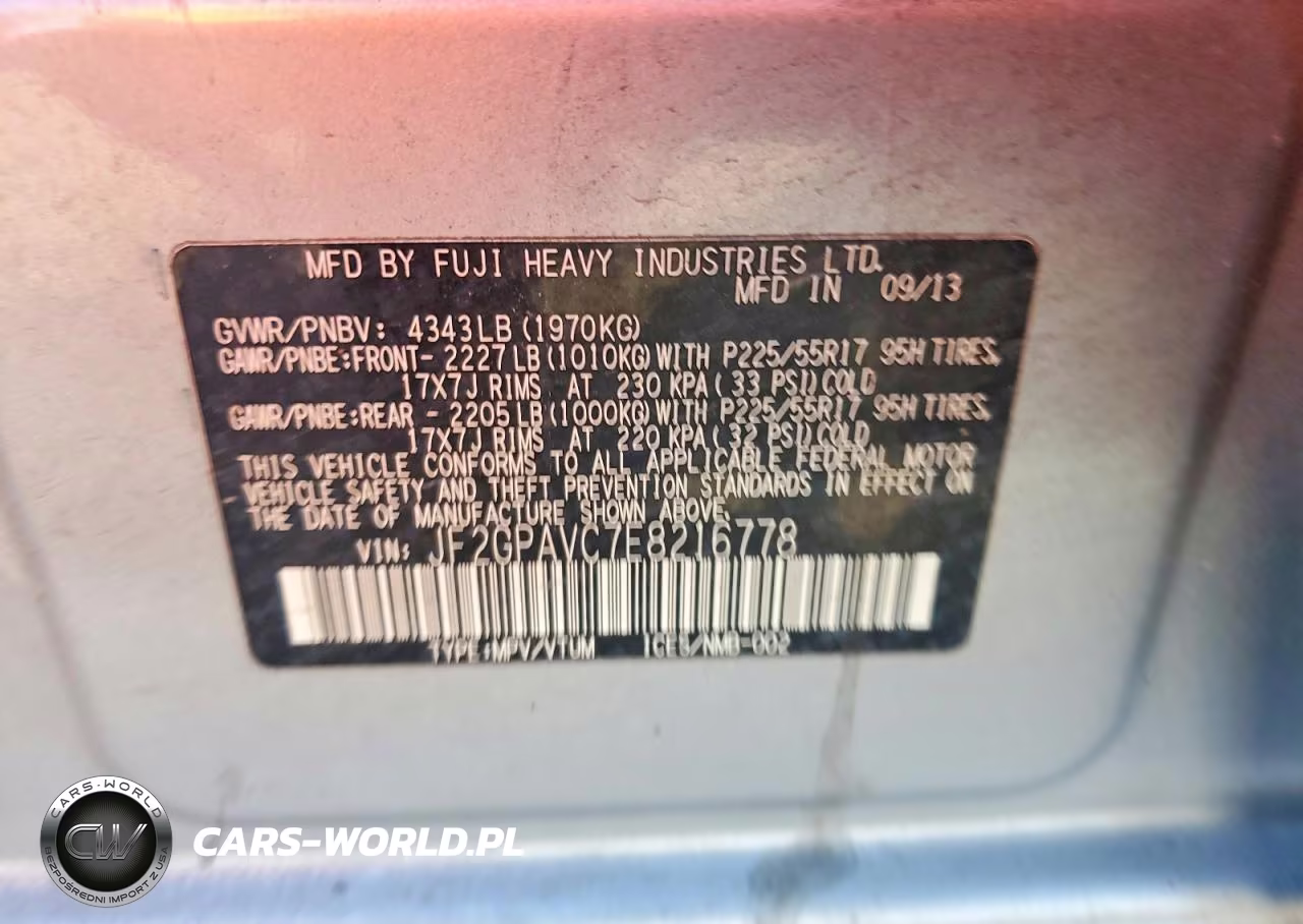2014 Subaru Xv Crosstrek 2.0 Premium VIN:JF2GPAVC7E8216778 - 12
