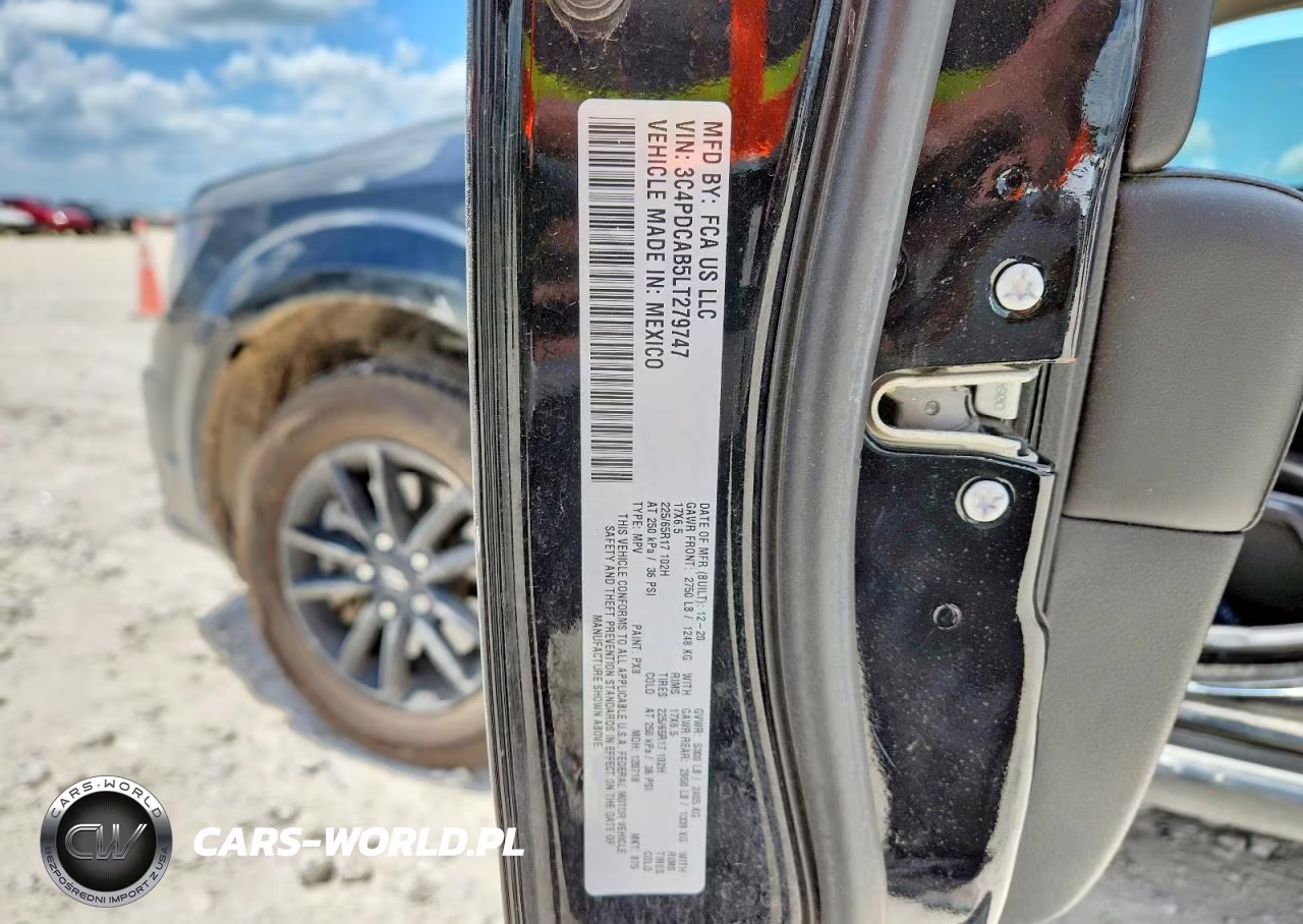 2020 Dodge Journey Se VIN:3C4PDCAB5LT279747 - 13