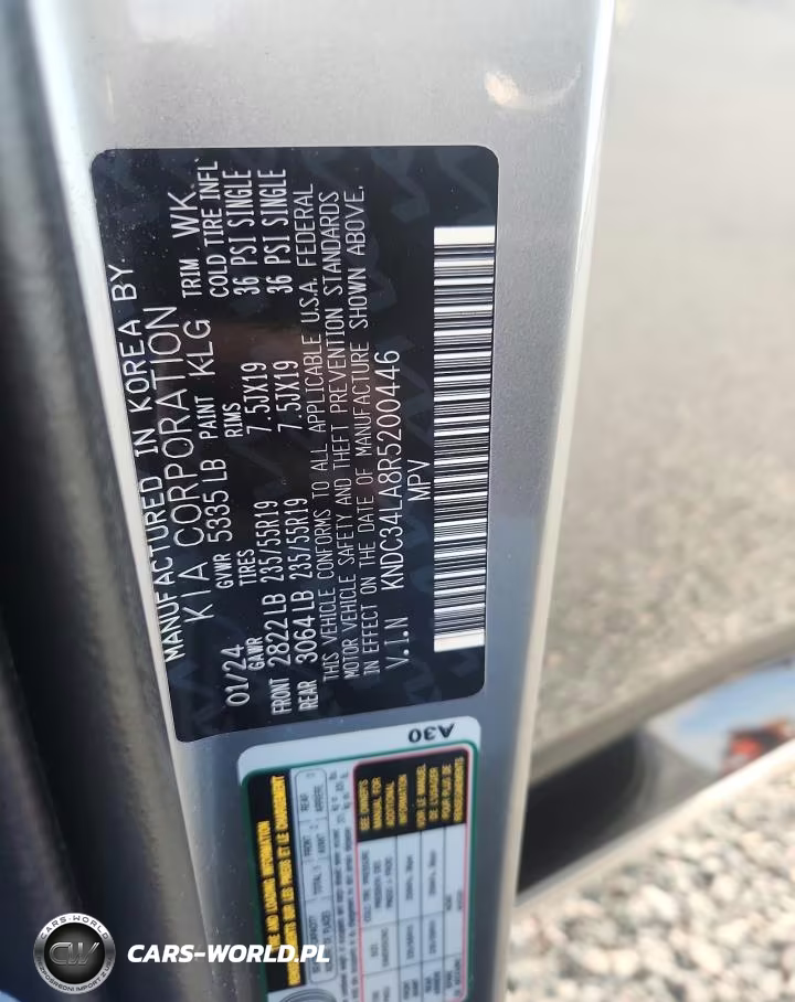 2024 Kia Ev6 Wind VIN:KNDC34LA8R5200446 - 12