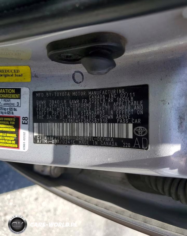 2011 Toyota Corolla Le VIN:2T1BU4EE0BC587916 - 12