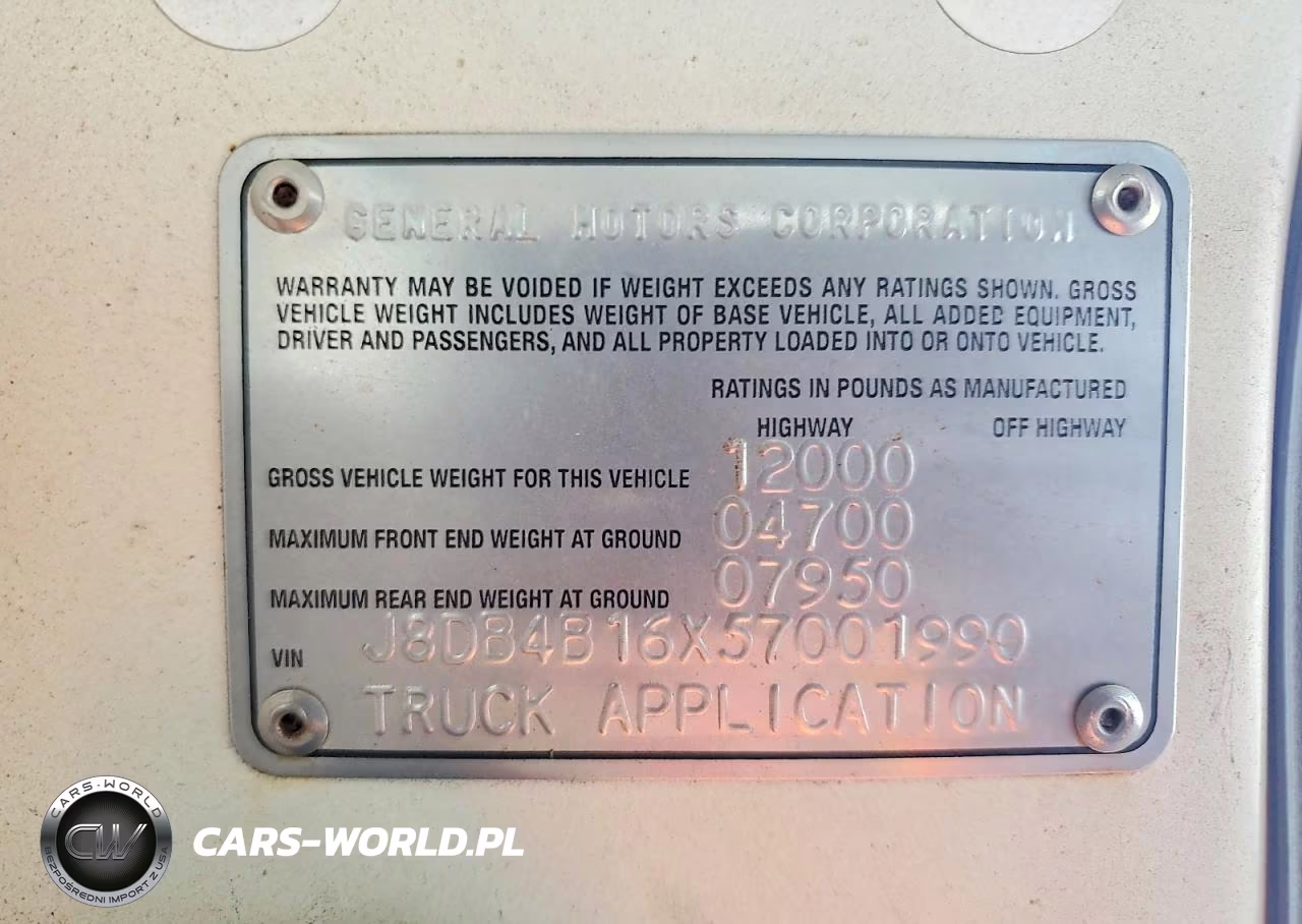 2005 GMC W4 Box Truck VIN:J8DB4B16X57001990 - 13