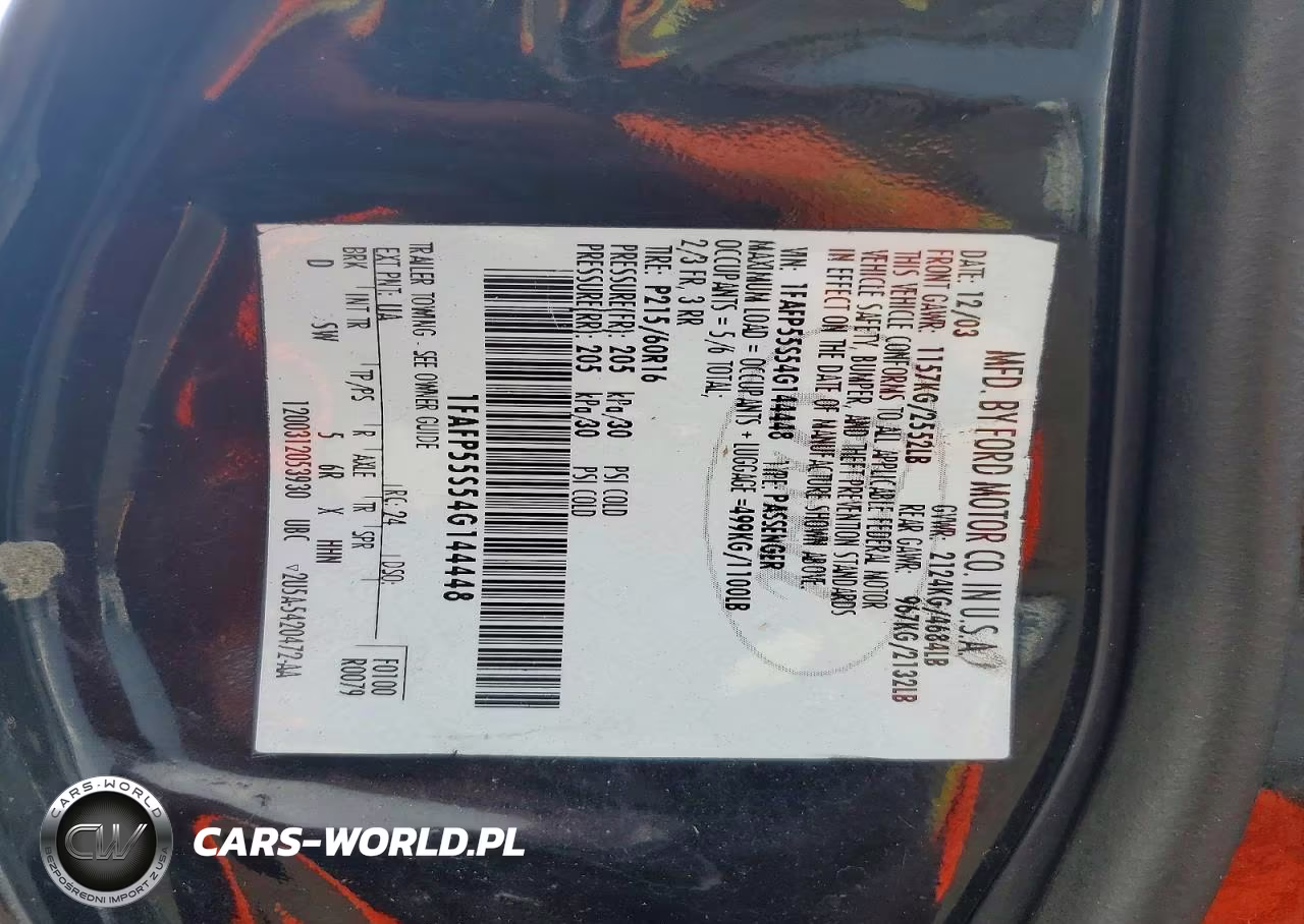 2004 Ford Taurus Ses VIN:1FAFP55S54G144448 - 12