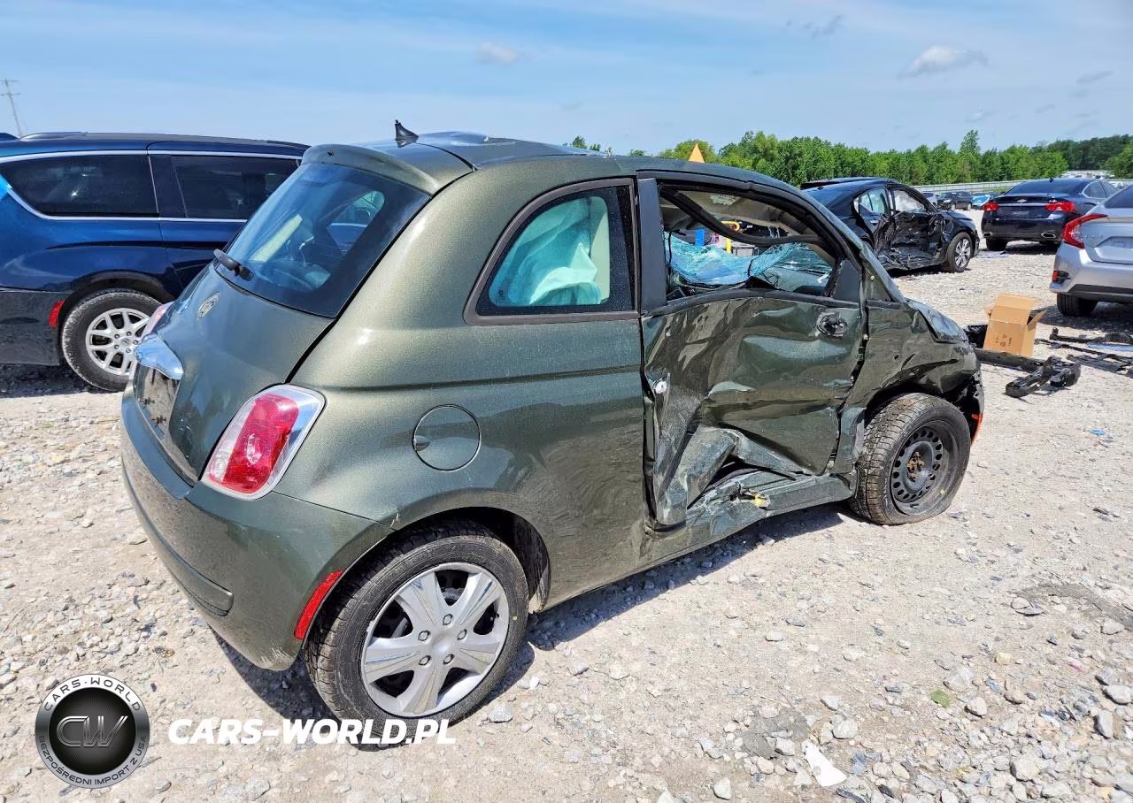 2012 Fiat 500 Pop VIN:3C3CFFAR0CT254511 - 3