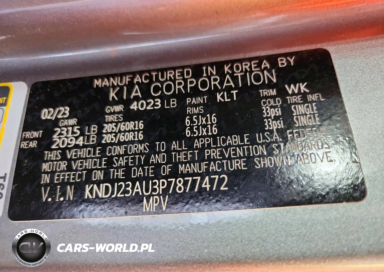 2023 Kia Soul Lx VIN:KNDJ23AU3P7877472 - 13