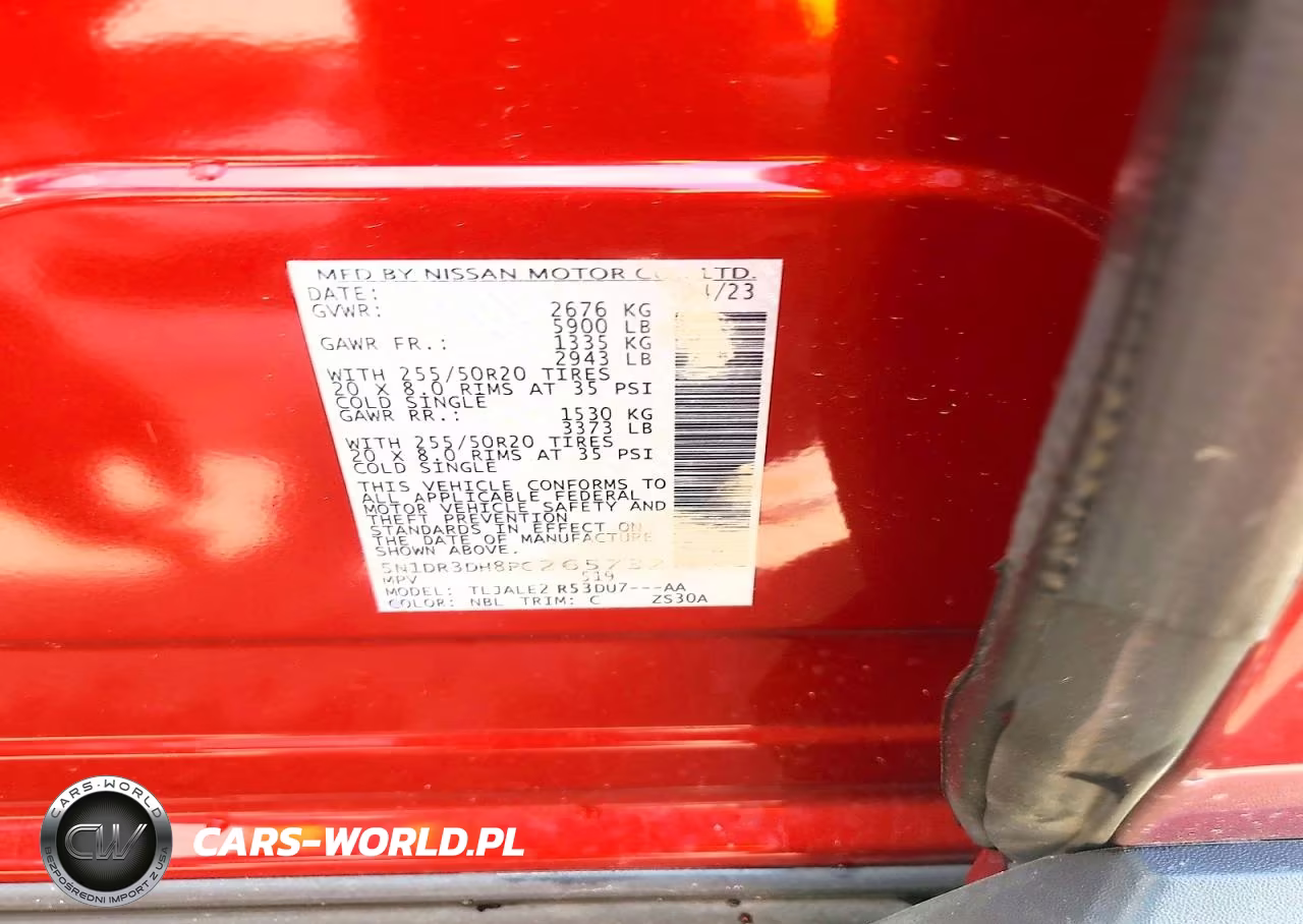 2023 Nissan Pathfinder Platinum VIN:5N1DR3DH8PC265732 - 13