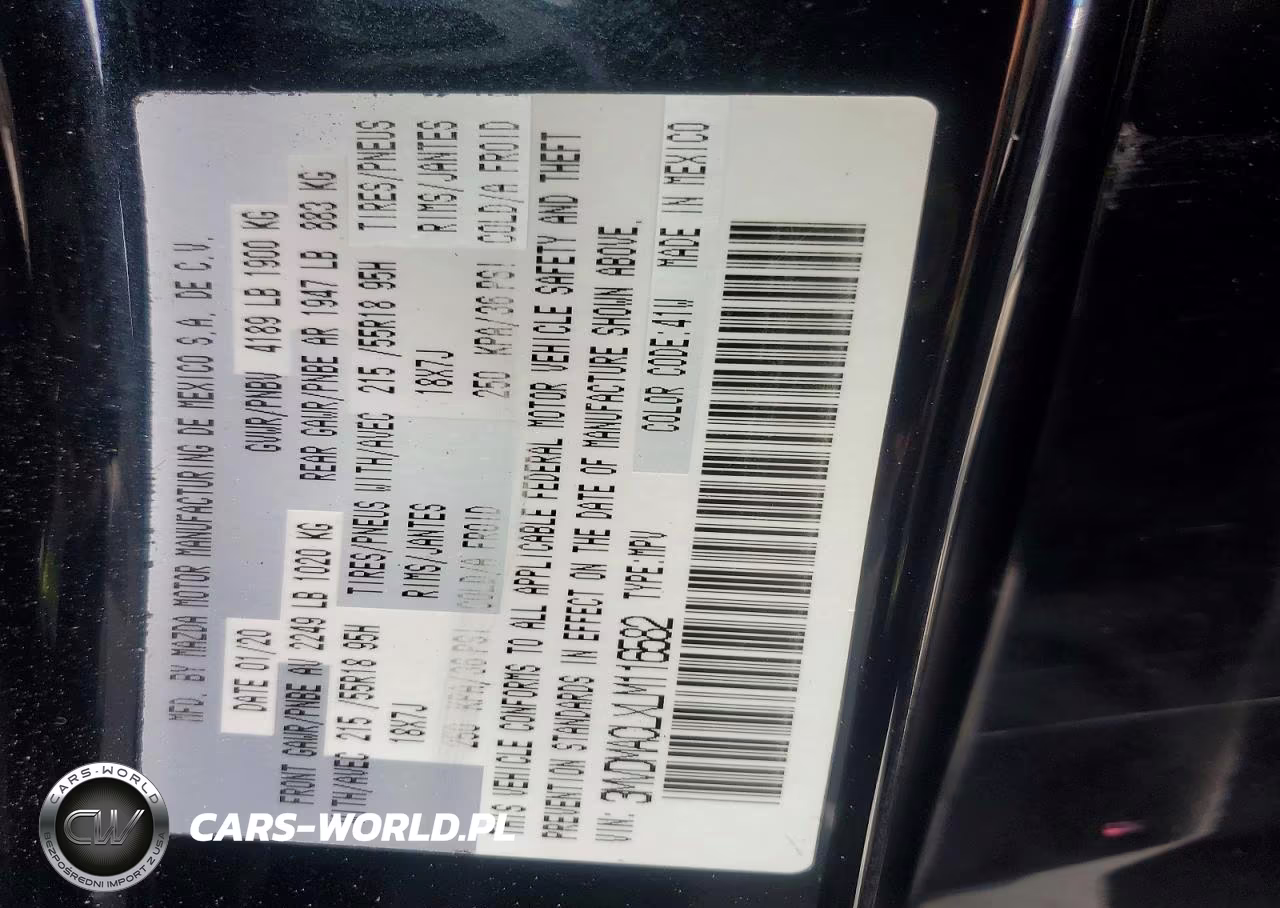 2020 Mazda Cx-30 Select VIN:3MVDMACLXLM116582 - 13