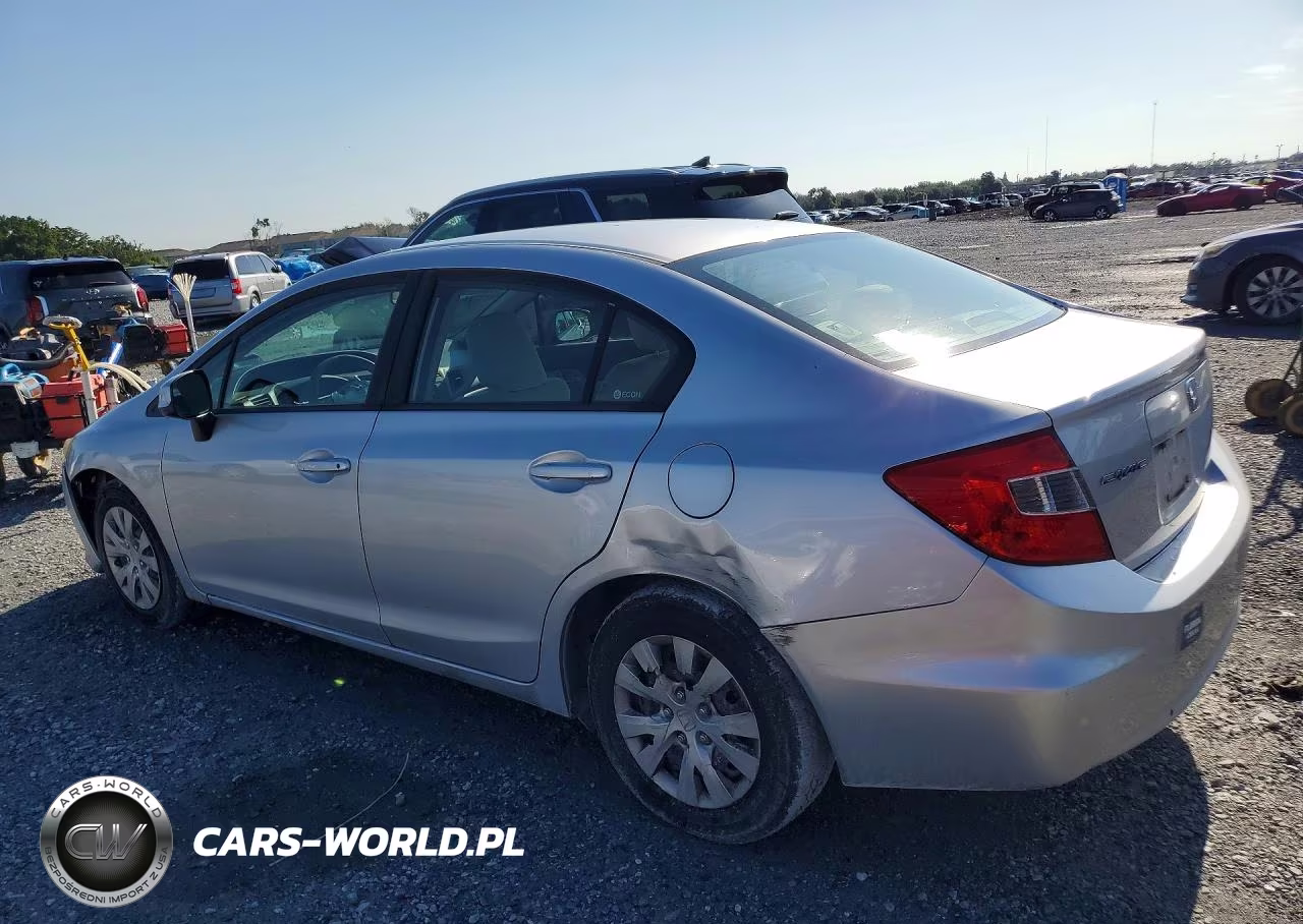 2012 Honda Civic Lx VIN:19XFB2F55CE006598 - 2