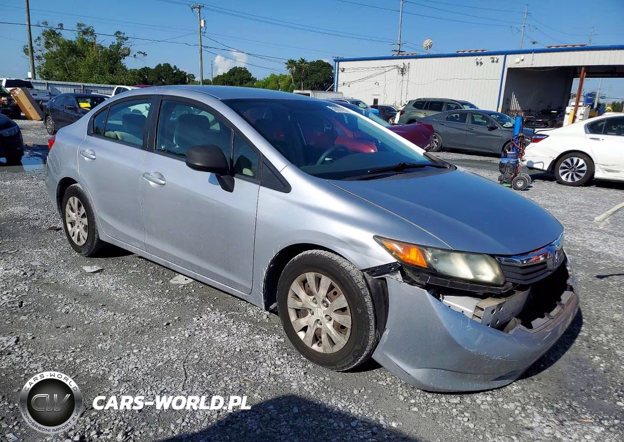 2012 Honda Civic Lx VIN:19XFB2F55CE006598 - 4