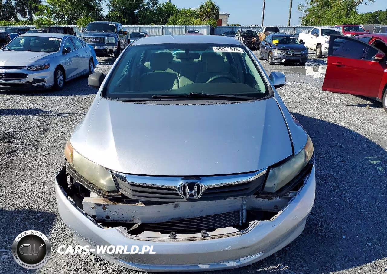 2012 Honda Civic Lx VIN:19XFB2F55CE006598 - 5