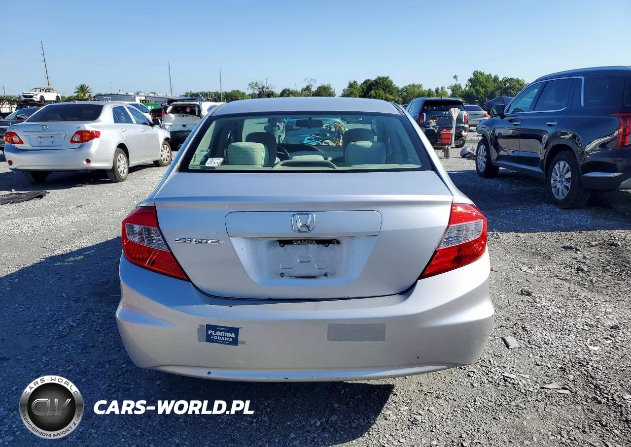 2012 Honda Civic Lx VIN:19XFB2F55CE006598 - 6