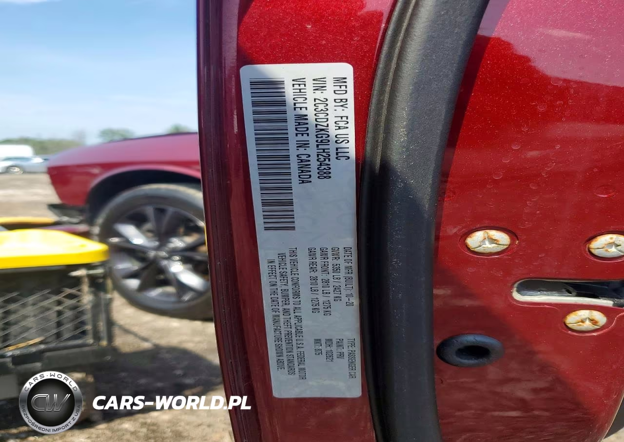 2020 Dodge Challenger Gt VIN:2C3CDZKG9LH254388 - 12
