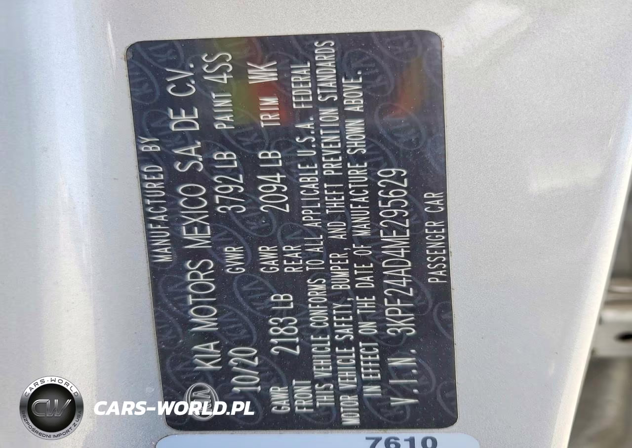 2021 Kia Forte Lxs VIN:3KPF24AD4ME295629 - 13