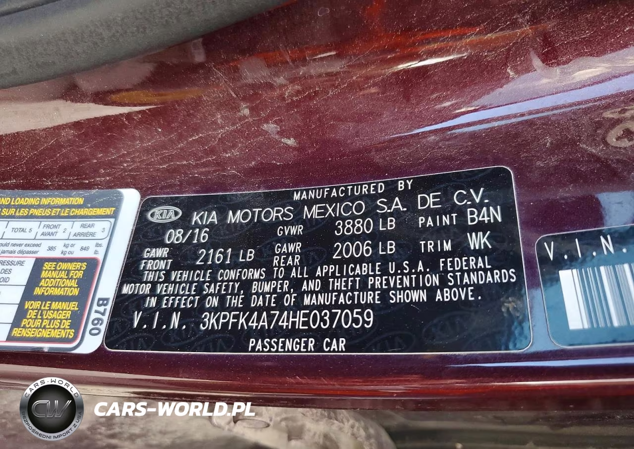 2017 Kia Forte Lx VIN:3KPFK4A74HE037059 - 12