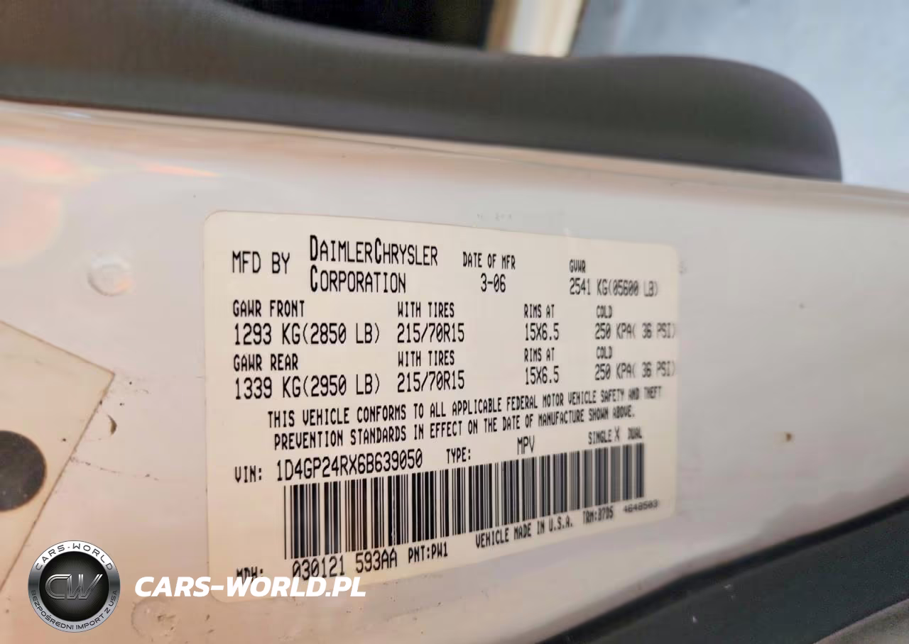 2006 Dodge Grand Caravan Se VIN:1D4GP24RX6B639050 - 13