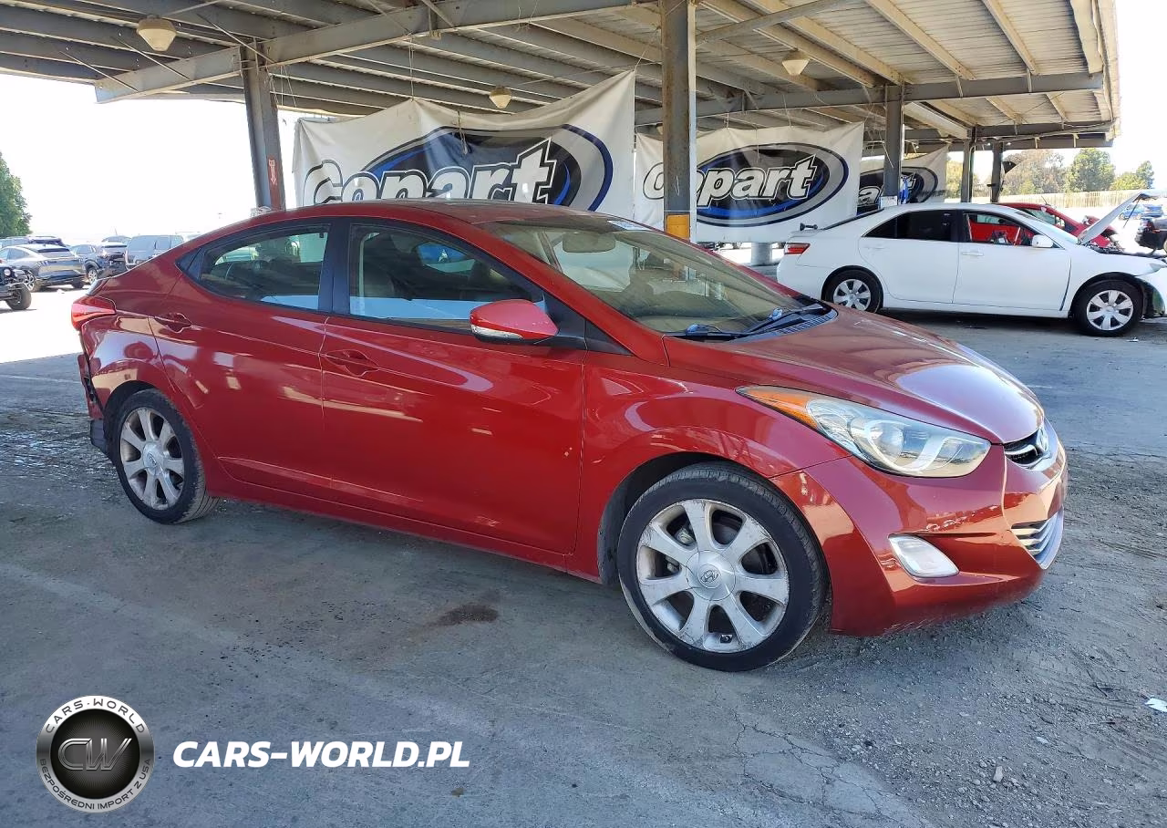 2012 Hyundai Elantra Limited VIN:KMHDH4AEXCU441123 - 4