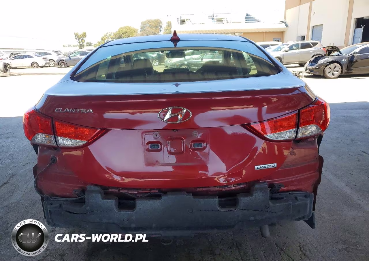 2012 Hyundai Elantra Limited VIN:KMHDH4AEXCU441123 - 6