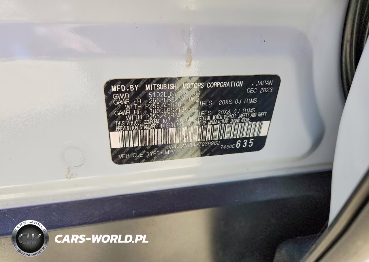 2024 Mitsubishi Outlander Se VIN:JA4J3VA84RZ039982 - 14