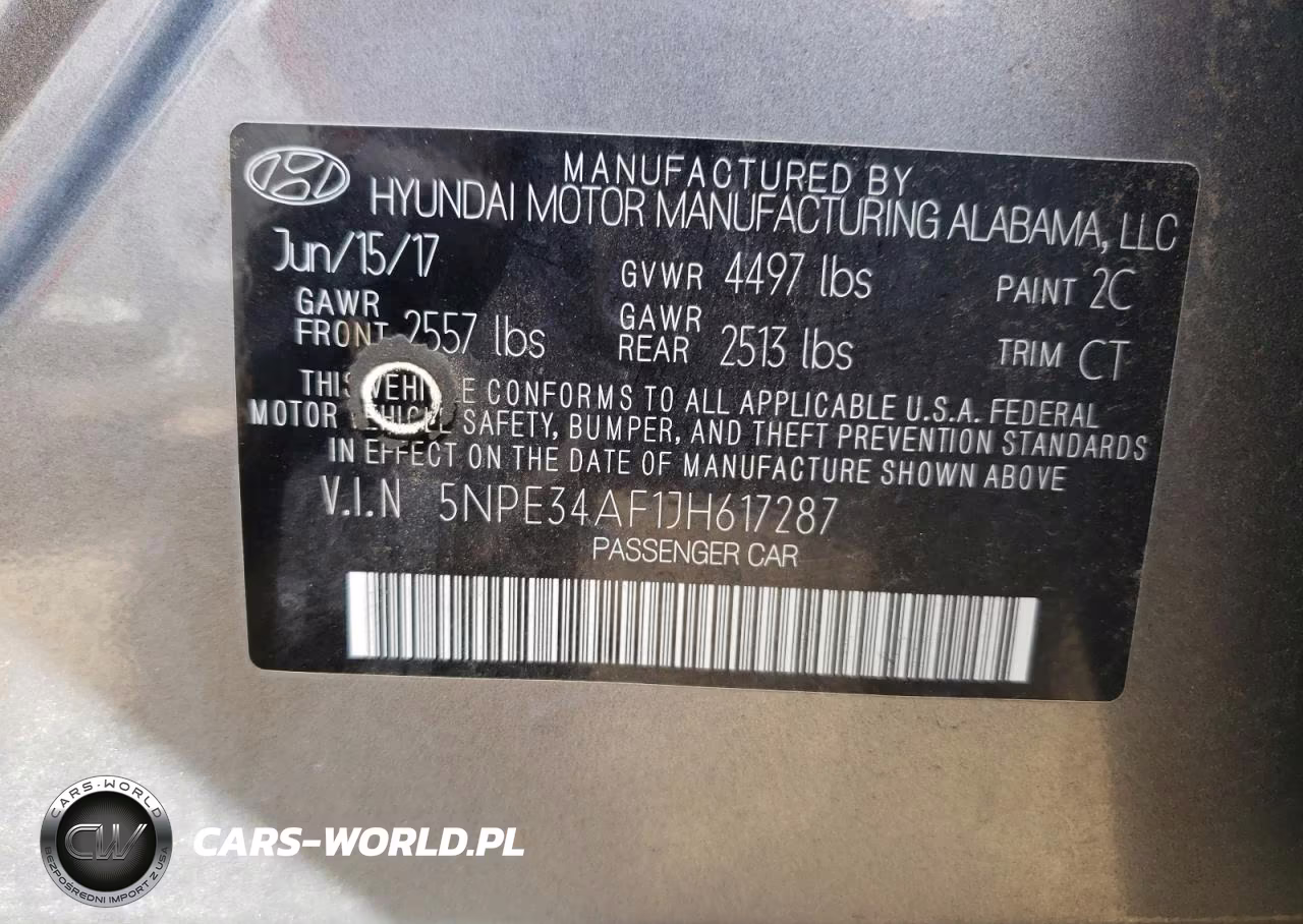 2018 Hyundai Sonata Sport VIN:5NPE34AF1JH617287 - 12