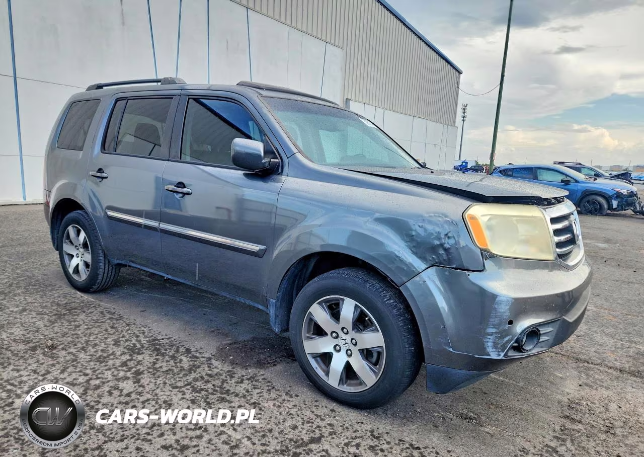 2013 Honda Pilot Touring VIN:5FNYF3H95DB017437 - 4