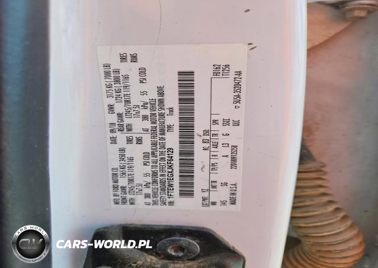 2018 Ford F150 Supercrew VIN:1FTEW1EGXJKF64129 - 12