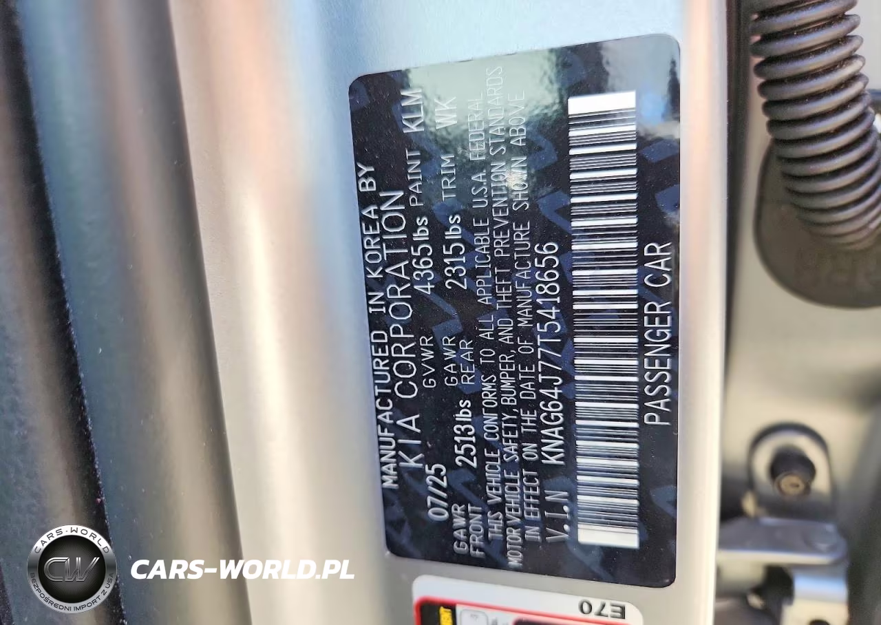 2026 Kia K5 Gt Line VIN:KNAG64J77T5418656 - 12