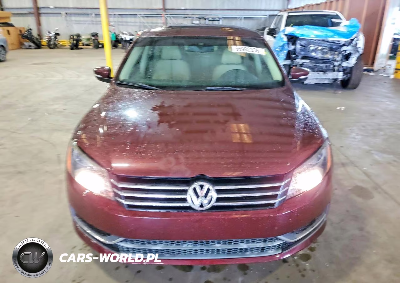 2013 Volkswagen Passat Se VIN:1VWBP7A32DC130062 - 5