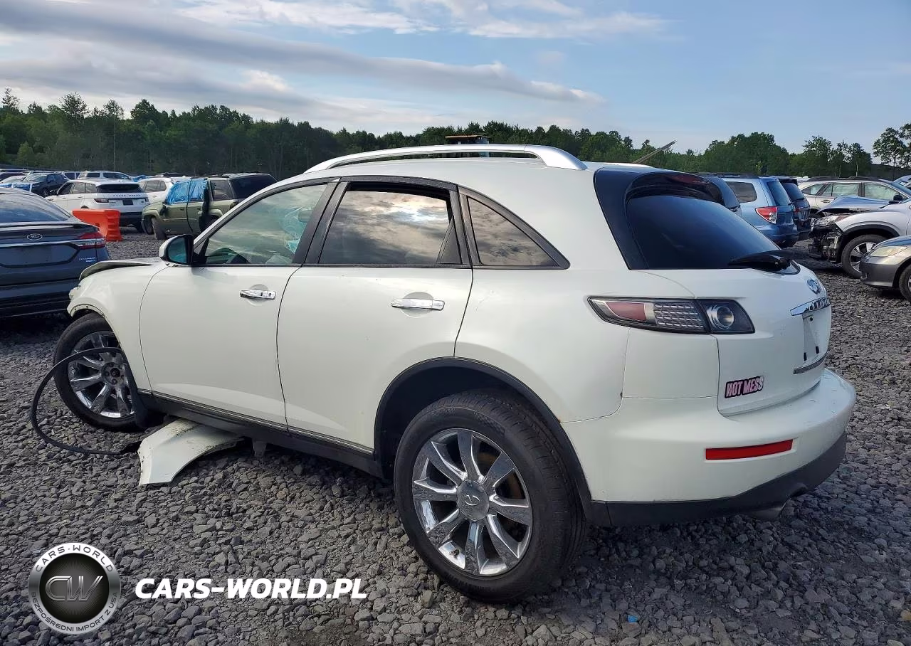 2005 Infiniti Fx35 Base VIN:JNRAS08WX5X207338 - 2
