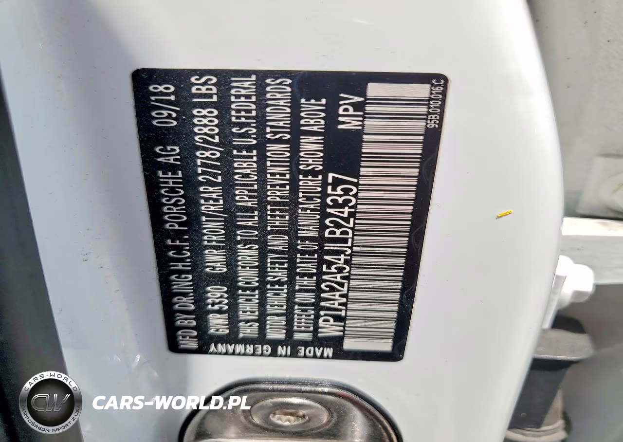 2018 Porsche Macan VIN:WP1AA2A54JLB24357 - 14