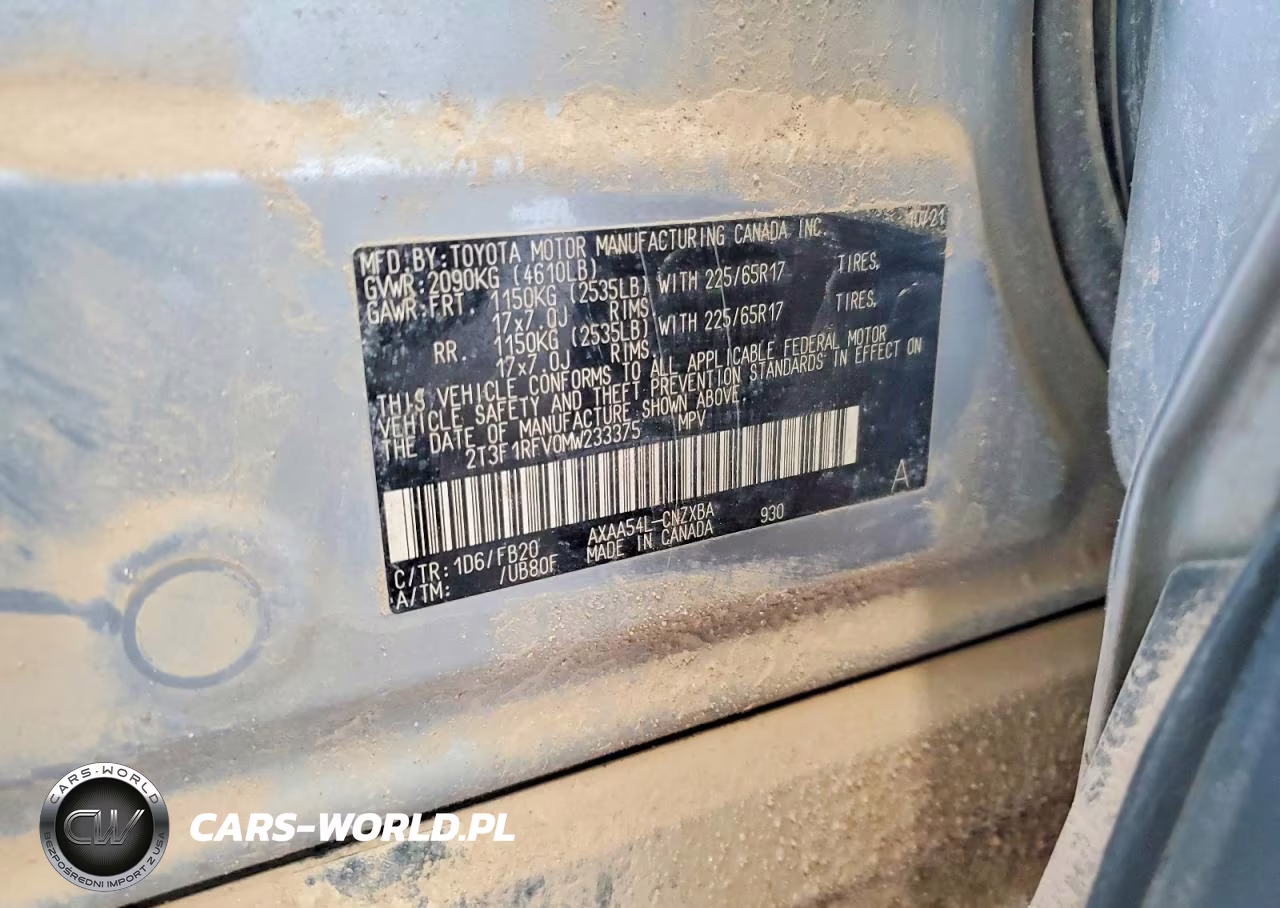 2021 Toyota Rav4 Le VIN:2T3F1RFV0MW233375 - 13