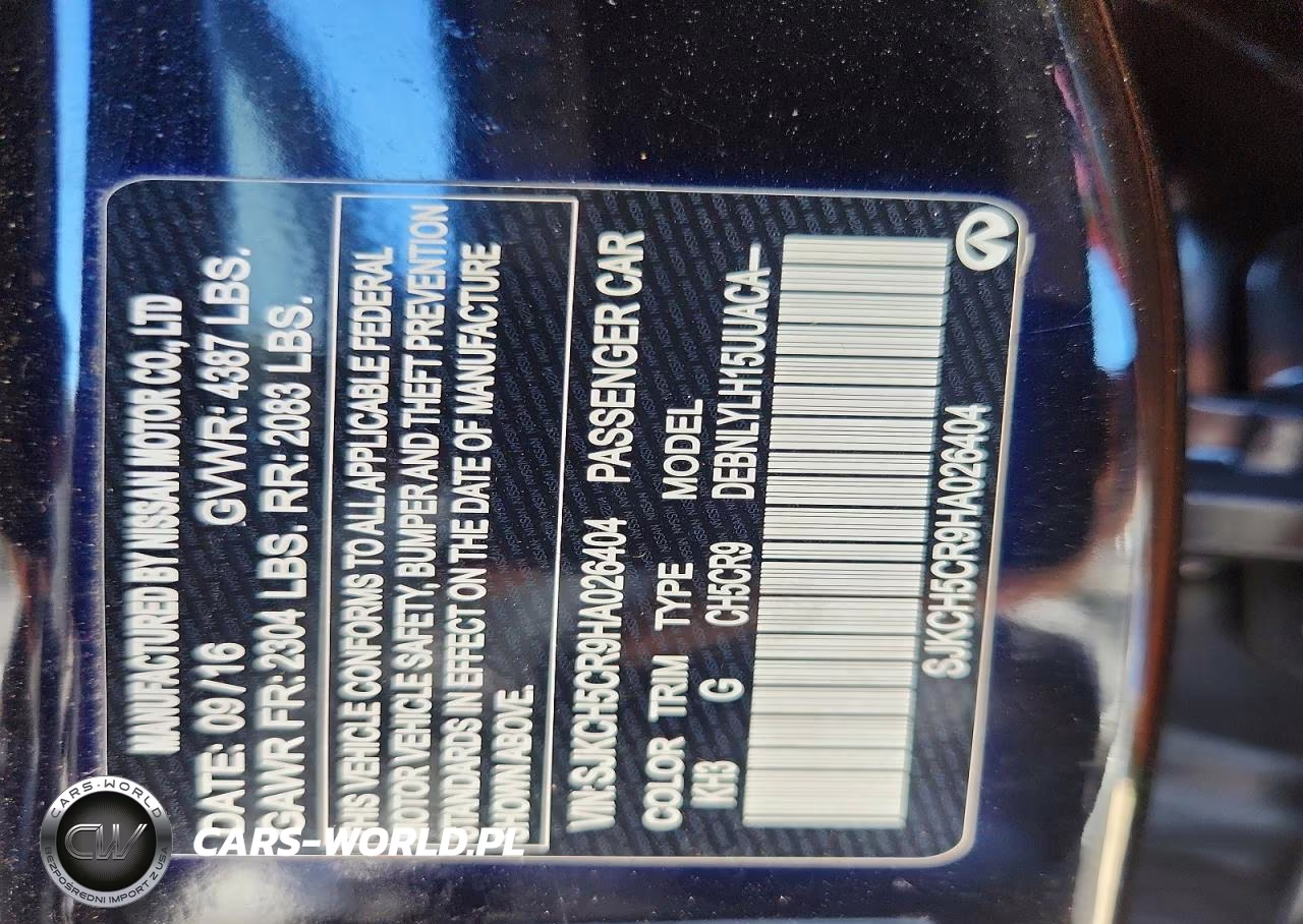 2017 Infiniti Qx30 Premium VIN:SJKCH5CR9HA026404 - 13
