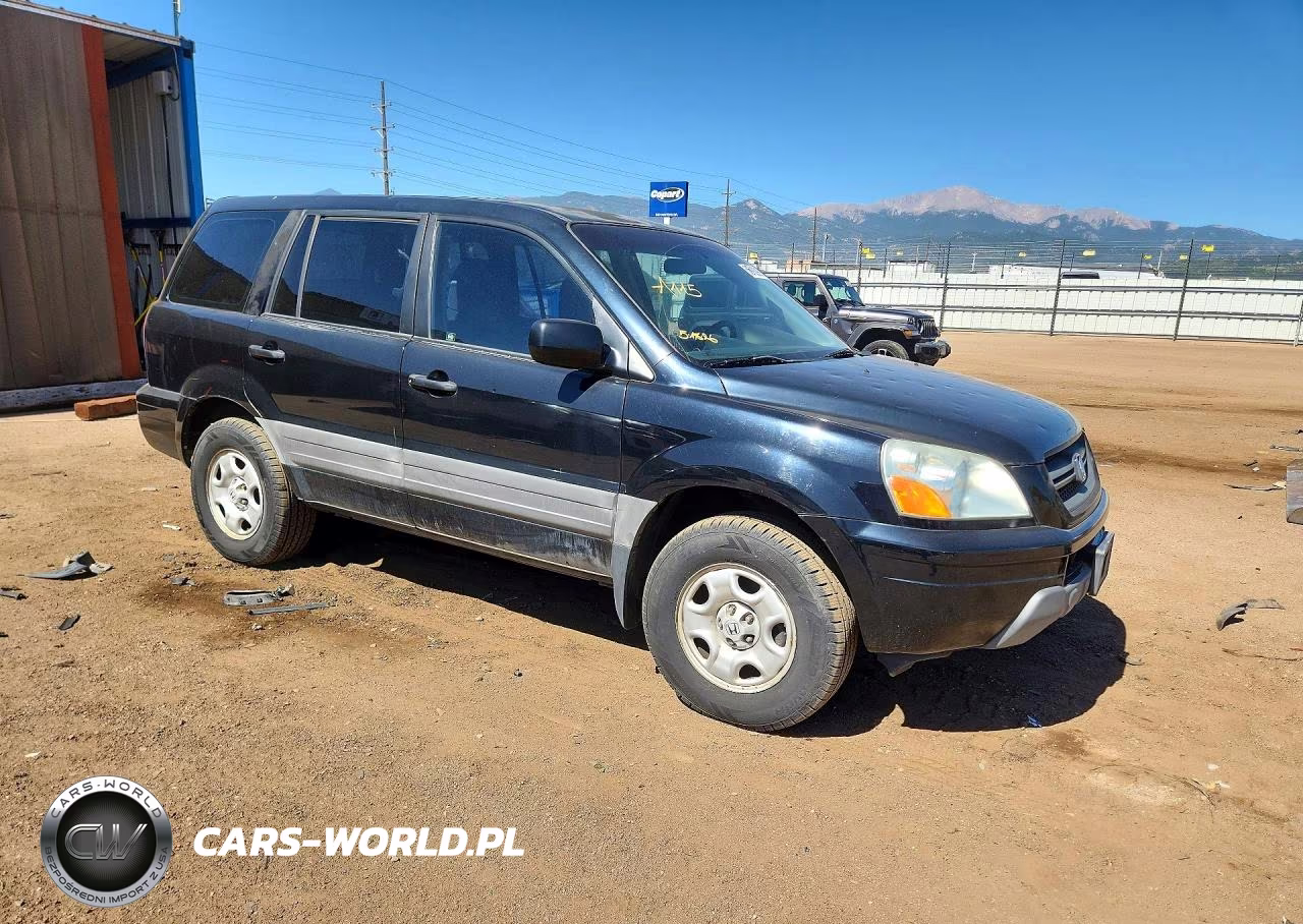 2003 Honda Pilot Lx VIN:2HKYF18193H537607 - 4