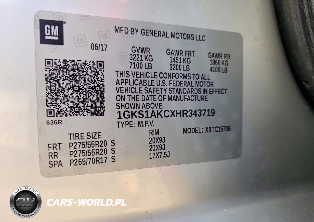 2017 GMC Yukon Sle VIN:1GKS1AKCXHR343719 - 13
