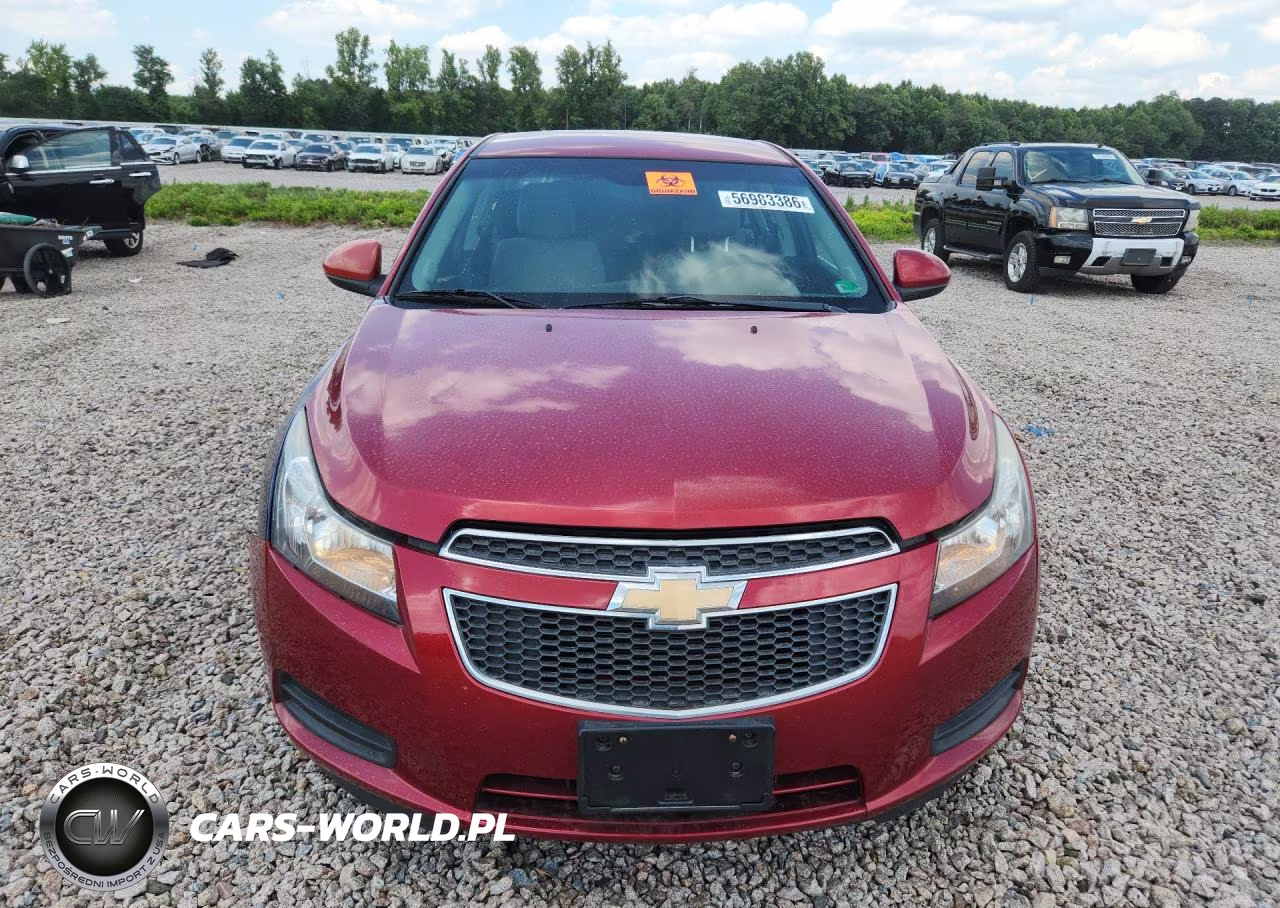 2011 Chevrolet Cruze Lt VIN:1G1PE5S90B7259907 - 5